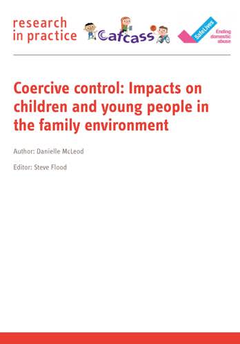 Coercive control: Impacts on children and young people