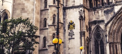 exterior of the Royal Courts of Justice